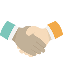 main serré entre client et expert sonup