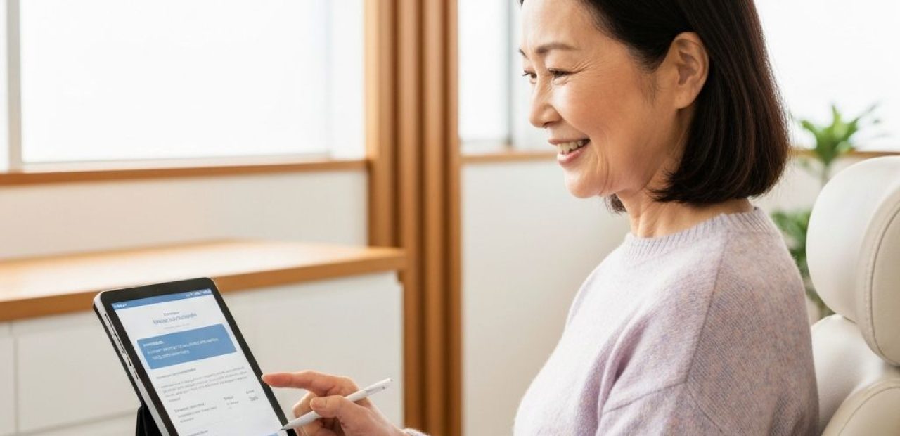elderly-patient-using-tablet-to-complete-medical-q